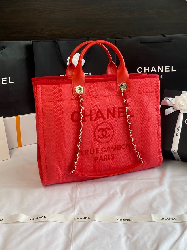 Chanel LARGE SHOPPING BAG A66941 red