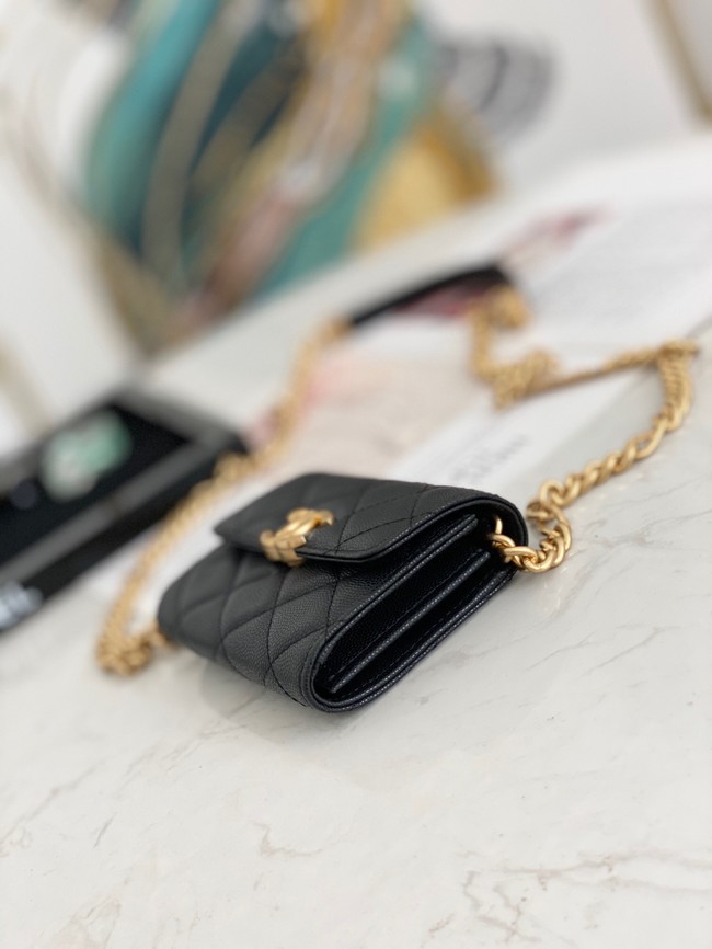 CHANEL CLUTCH WITH CHAIN 81156 BLACK