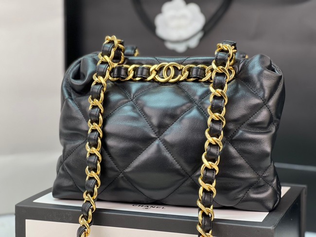 Chanel SMALL SHOPPING BAG AS3502 BLACK