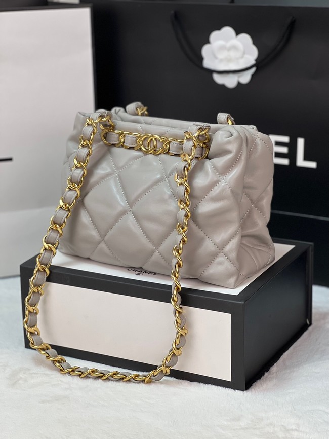 Chanel SMALL SHOPPING BAG AS3502 LIGHT GRAY