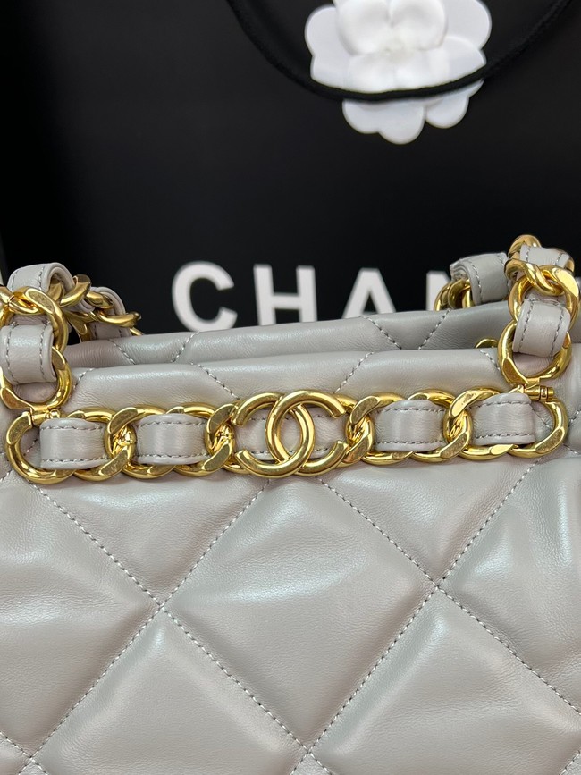 Chanel SMALL SHOPPING BAG AS3502 LIGHT GRAY