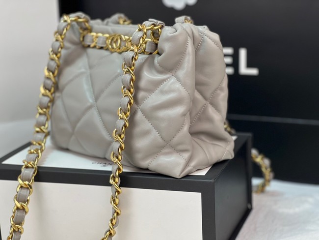 Chanel SMALL SHOPPING BAG AS3502 LIGHT GRAY