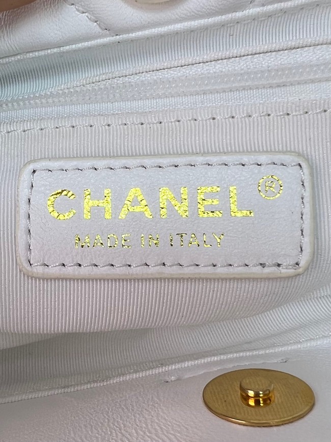 Chanel SMALL SHOPPING BAG AS3502 WHITE