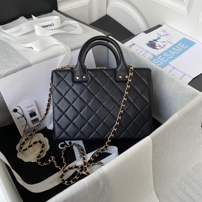 Chanel VANITY CASE AS3345 BLACK