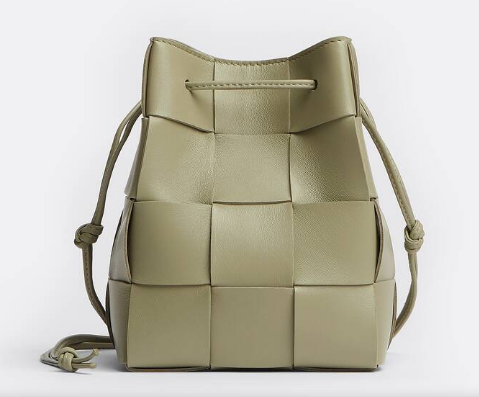 Bottega Veneta Small Cassette Bucket Bag 680218 Travertine