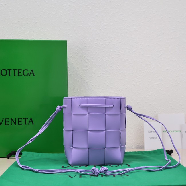 Bottega Veneta Small Cassette Bucket Bag 680218 Wisteria