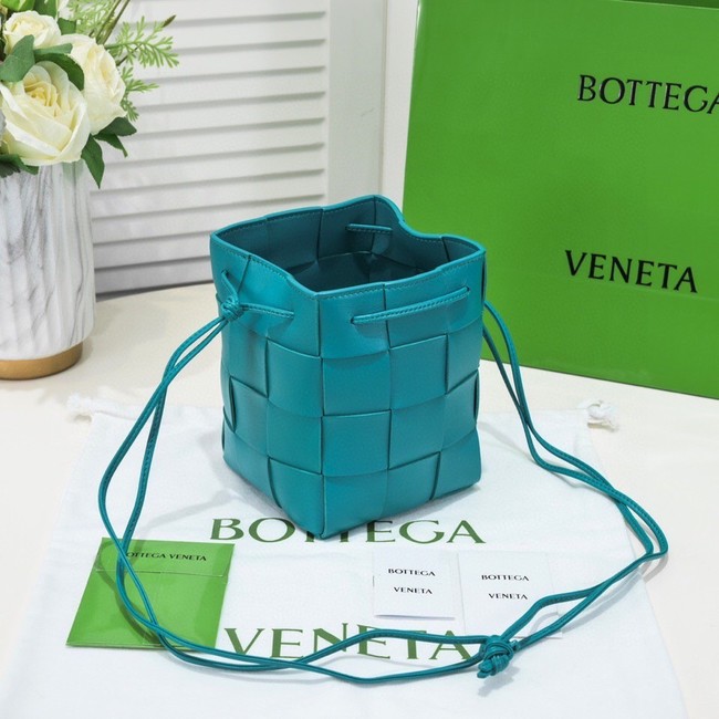 Bottega Veneta Small Cassette Bucket Bag 680218 sky blue