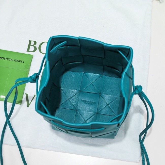 Bottega Veneta Small Cassette Bucket Bag 680218 sky blue