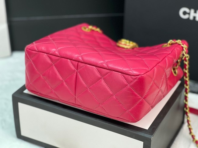 Chanel SMALL SHOPPING BAG AS3477 Fuchsia