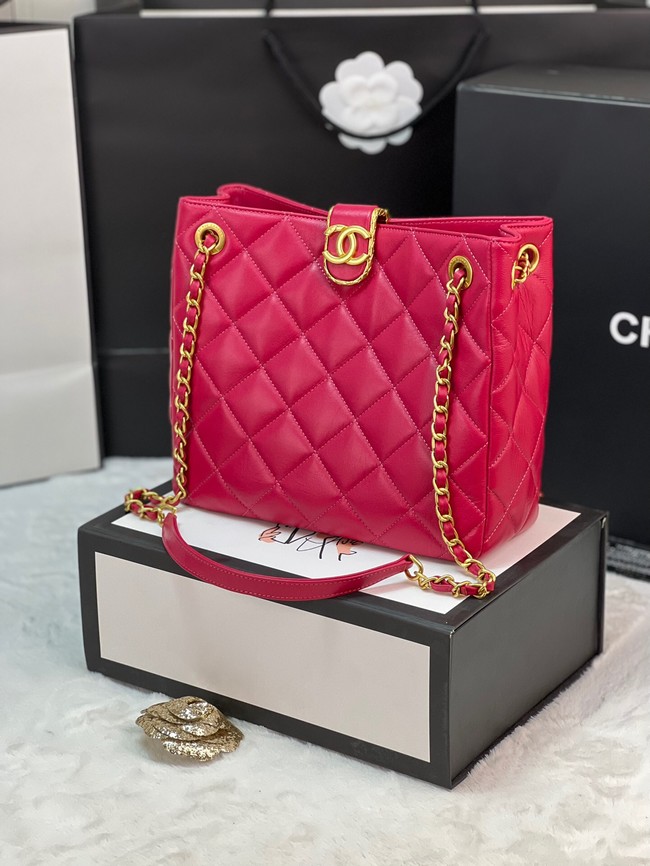 Chanel SMALL SHOPPING BAG AS3477 Fuchsia