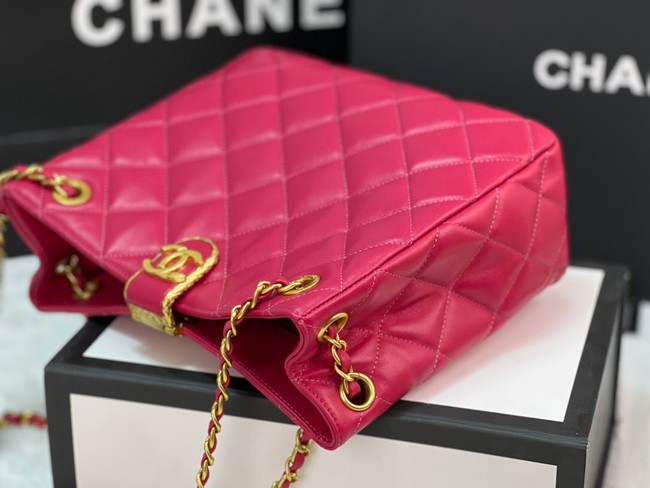 Chanel SMALL SHOPPING BAG AS3477 Fuchsia