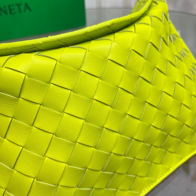 Bottega Veneta Intreccio leather shoulder bag 690226 Glittering green