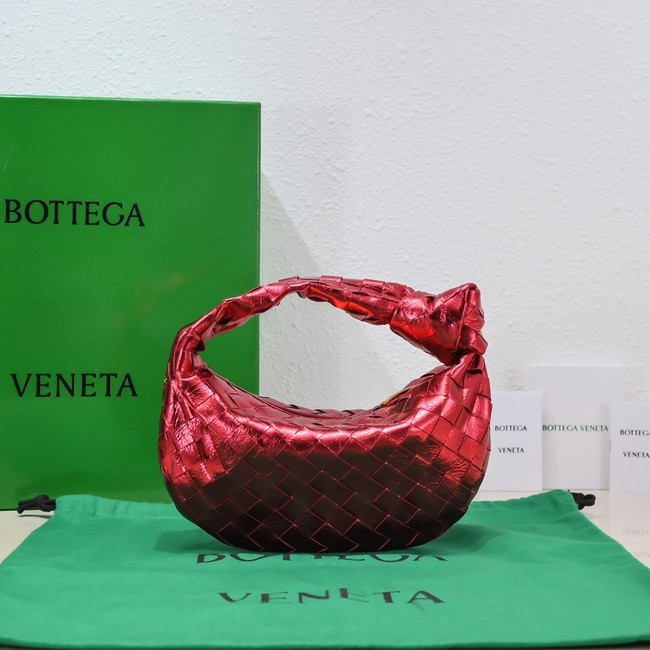 Bottega Veneta Mini intrecciato leather top handle bag 651876 red