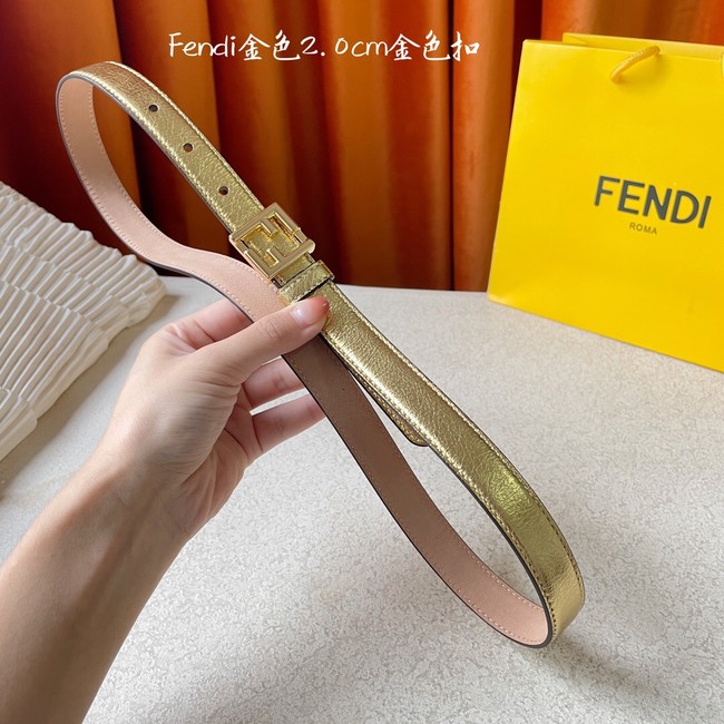 Fendi Leather Belt 20MM 2774