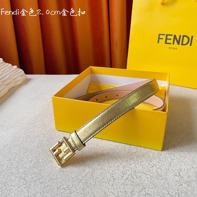 Fendi Leather Belt 20MM 2774