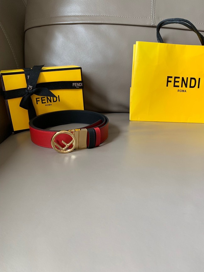 Fendi Leather Belt 34MM 2771