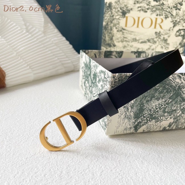 Dior Leather Belt 20MM 2795