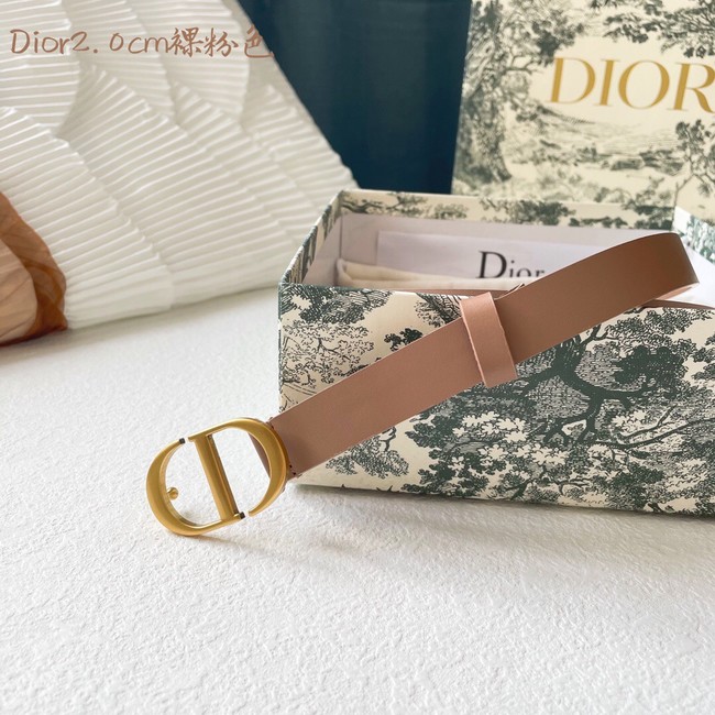 Dior Leather Belt 20MM 2796