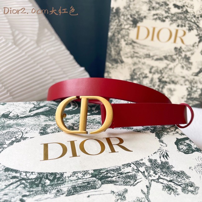 Dior Leather Belt 20MM 2797