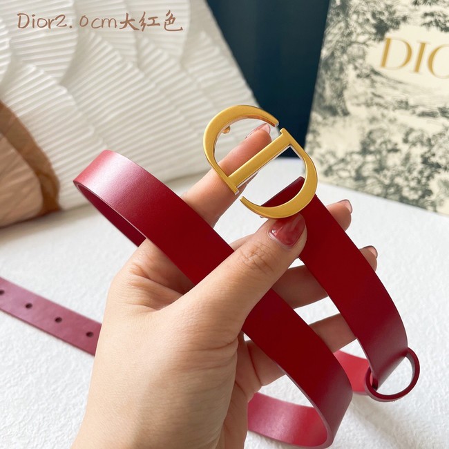 Dior Leather Belt 20MM 2797