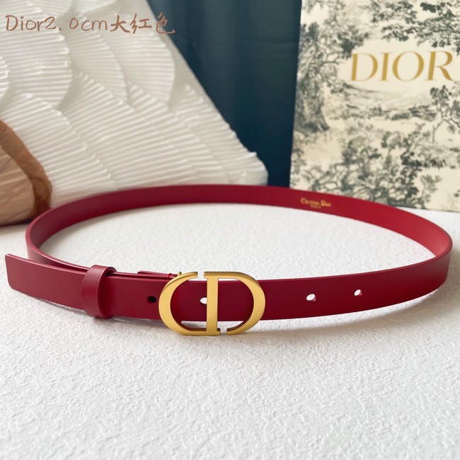 Dior Leather Belt 20MM 2797