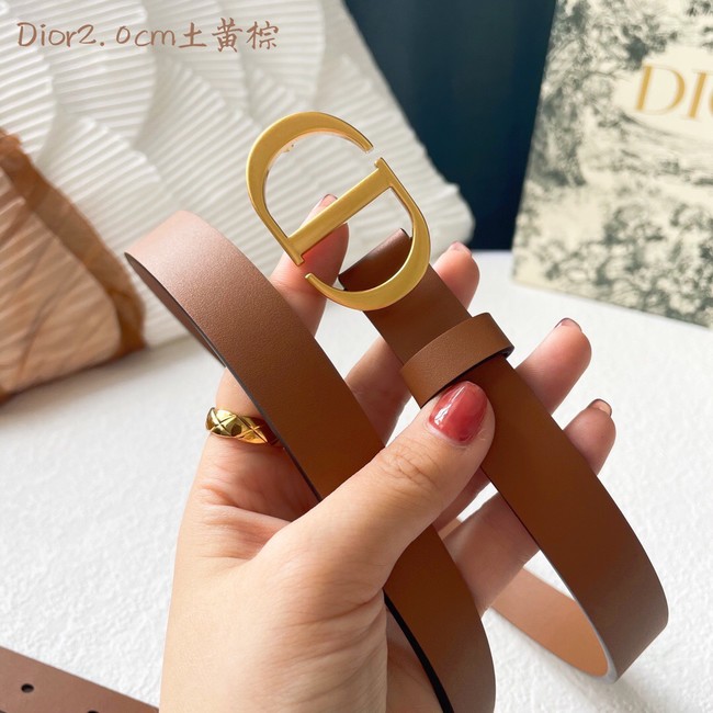 Dior Leather Belt 20MM 2798