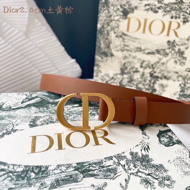 Dior Leather Belt 20MM 2798