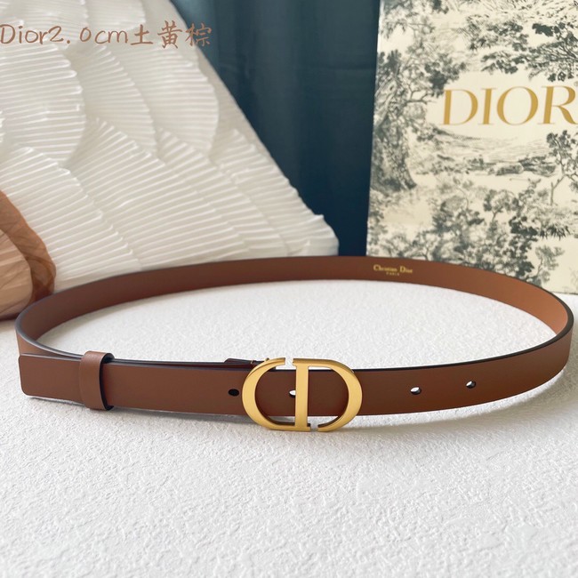 Dior Leather Belt 20MM 2798