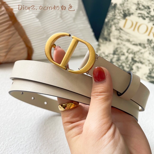 Dior Leather Belt 20MM 2800