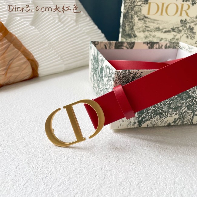 Dior Leather Belt 30MM 2793