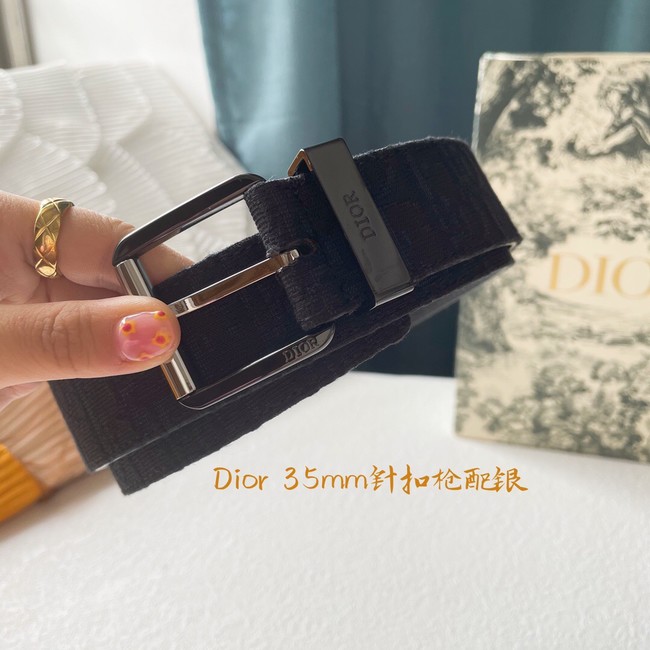 Dior calf leather 35MM BELT 2802