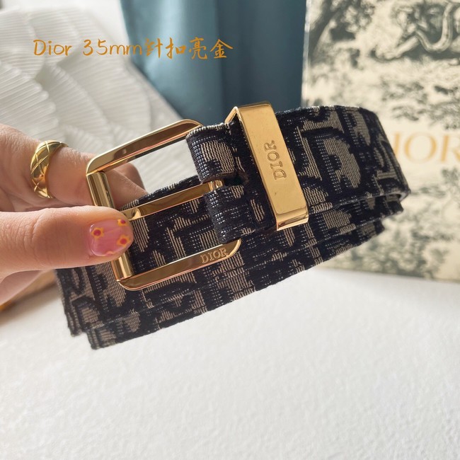 Dior calf leather 35MM BELT 2803