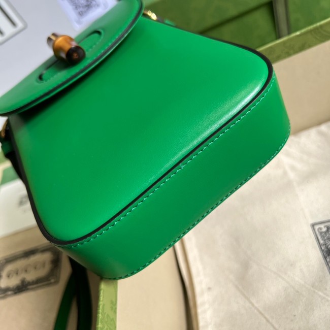 Gucci Bamboo mini handbag 702106 green