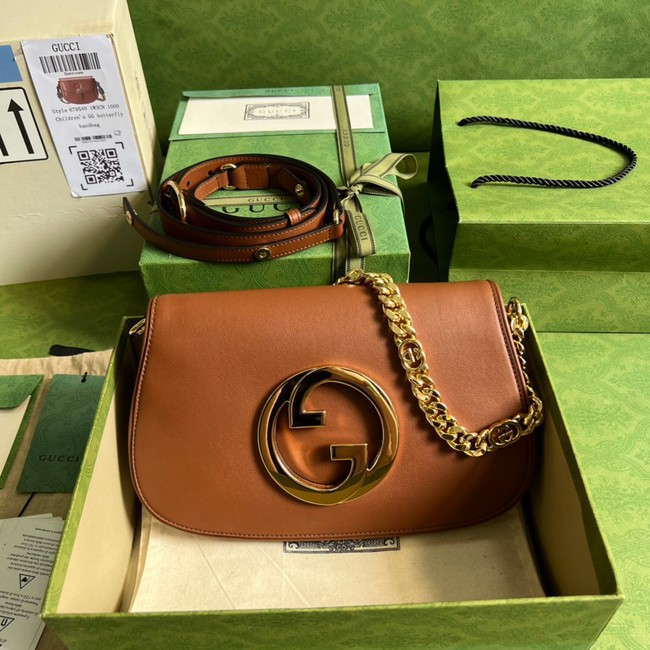 Gucci Blondie shoulder bag 699268 brown