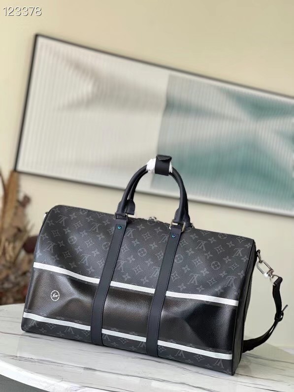 Louis Vuitton KEEPALL BANDOULIERE 45 M43413 black