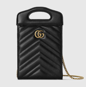 Gucci GG Marmont top handle mini bag 699756 black