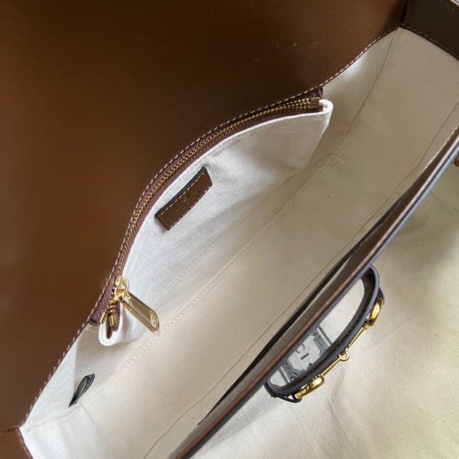 Gucci Horsebit 1955 shoulder bag 700457 Brown