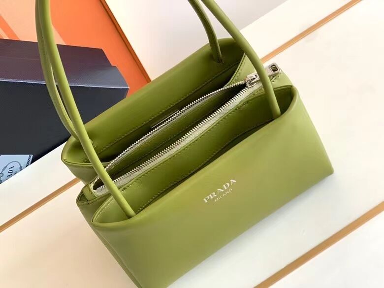 Prada leather Top Handle 1BD866 green