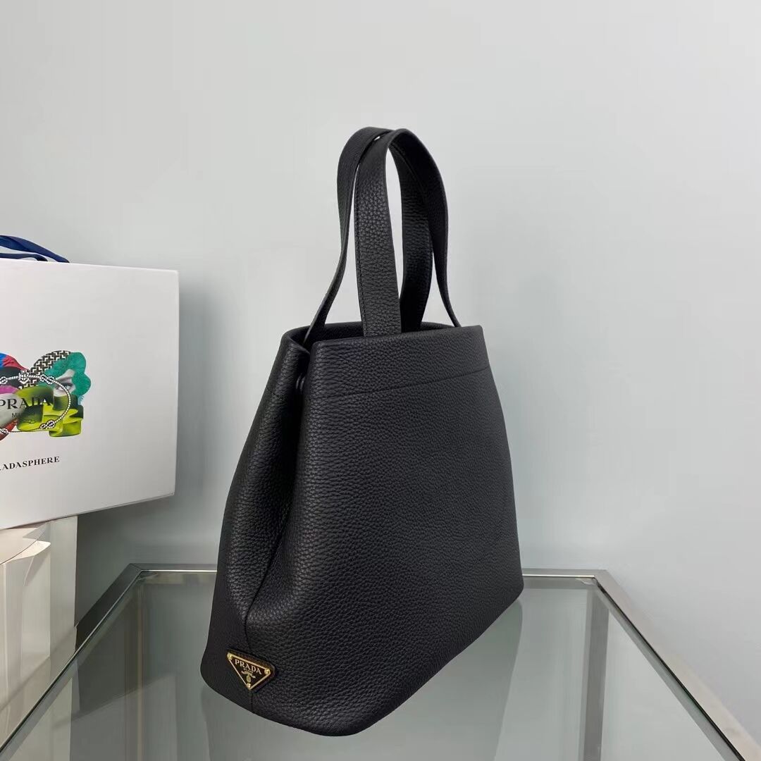 Prada leather tote bag 1AG833 black