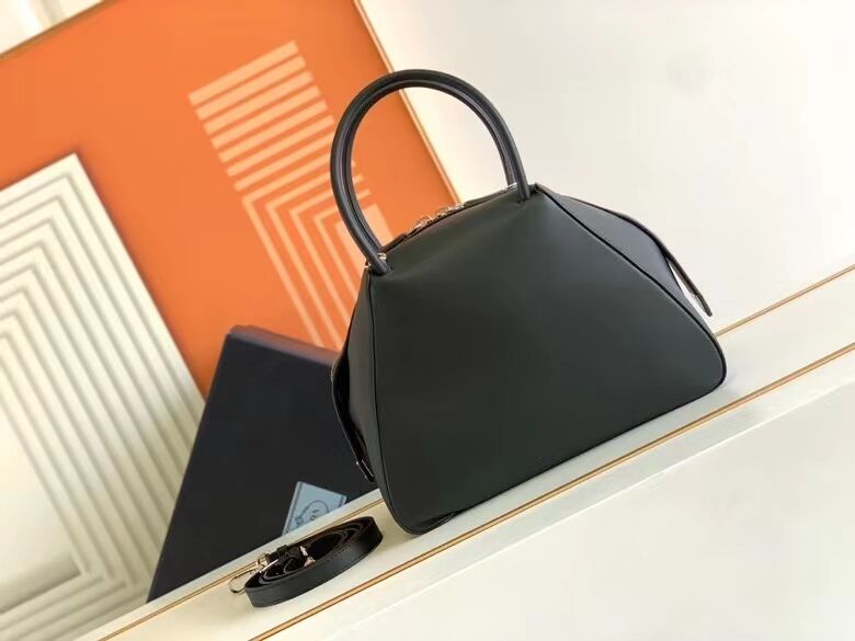 Prada leather tote bag 1BD663 black