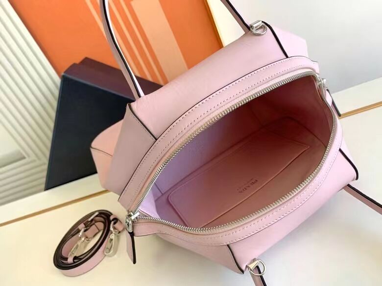 Prada leather tote bag 1BD663 pink