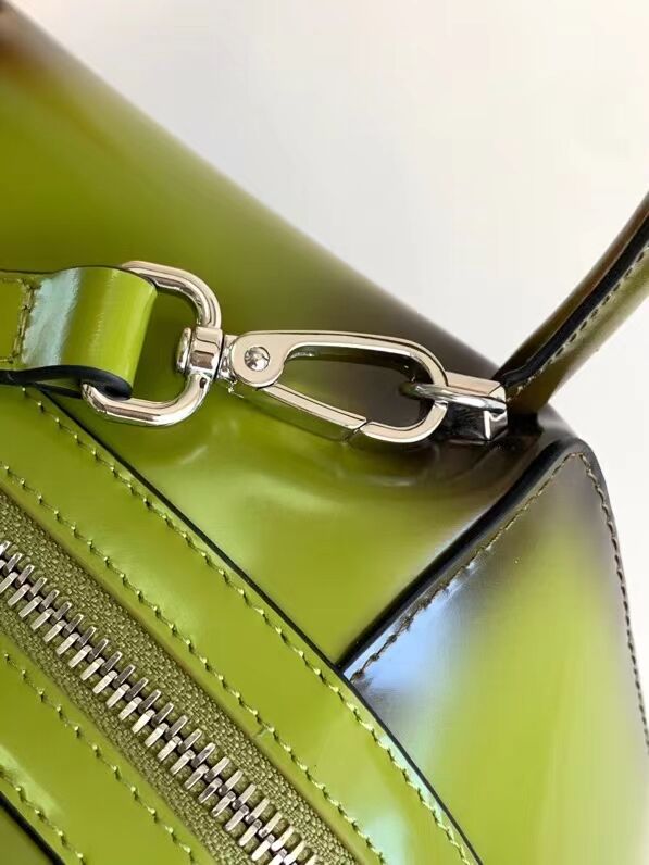 Prada leather tote bag 1BD663A green