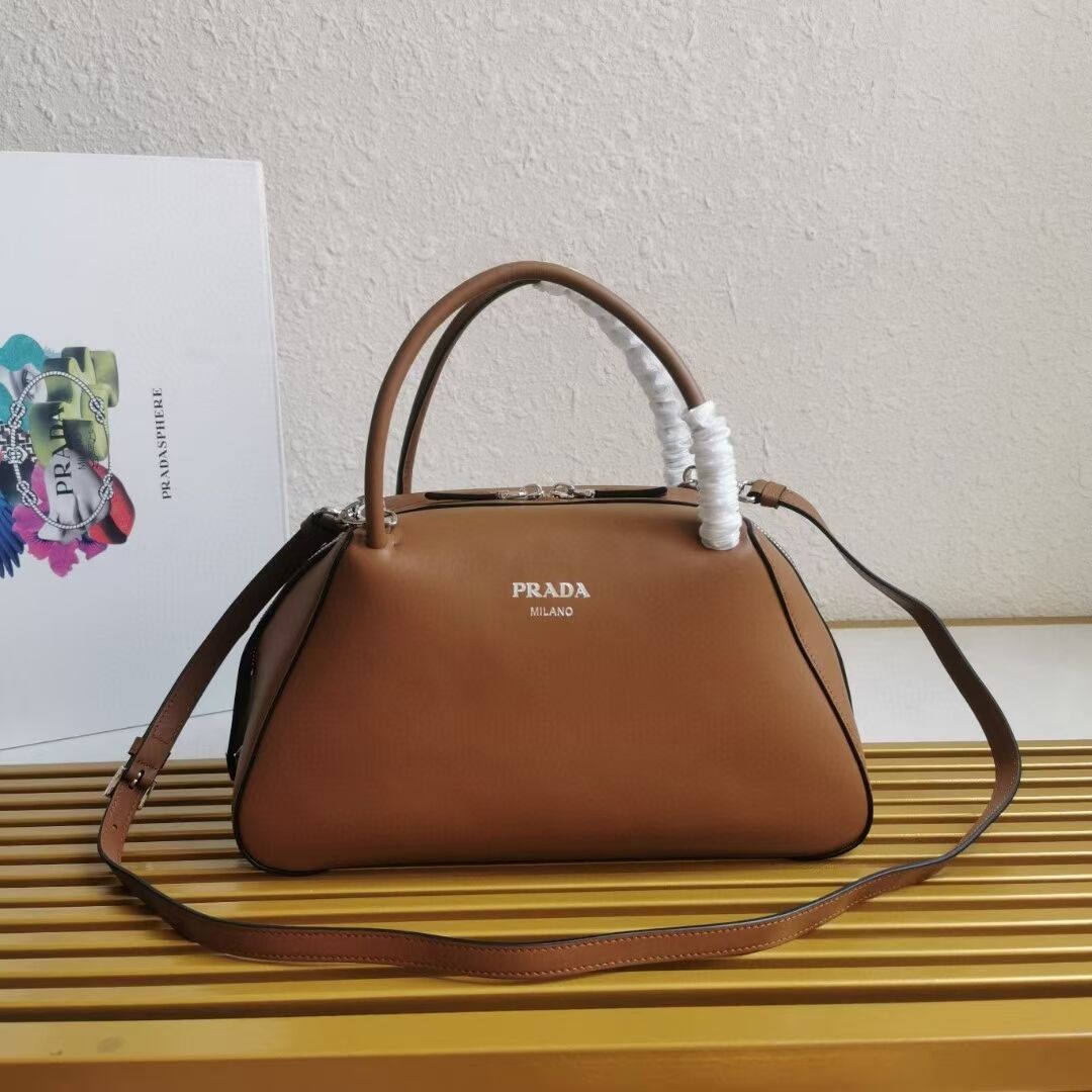 Prada leather Supernova handbag 1BD665 caramel