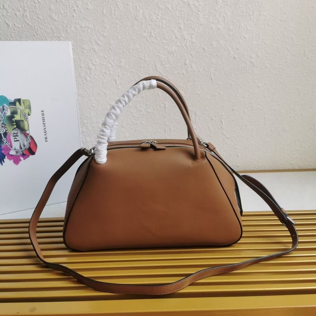 Prada leather Supernova handbag 1BD665 caramel