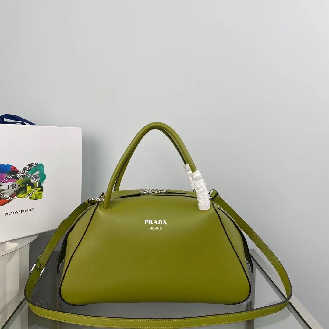 Prada leather Supernova handbag 1BD665 green