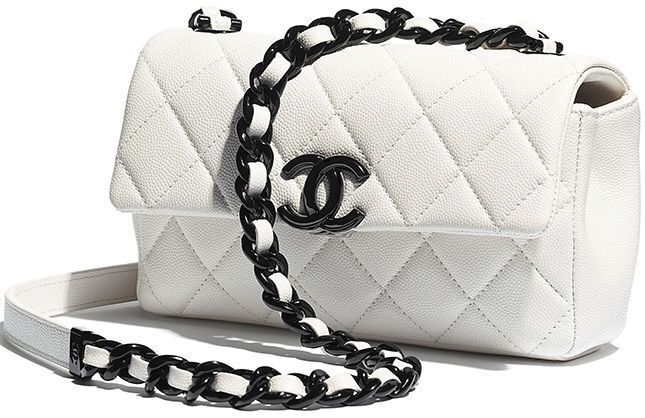 Chanel Original Cavier Leather Flap Bag A6395 White