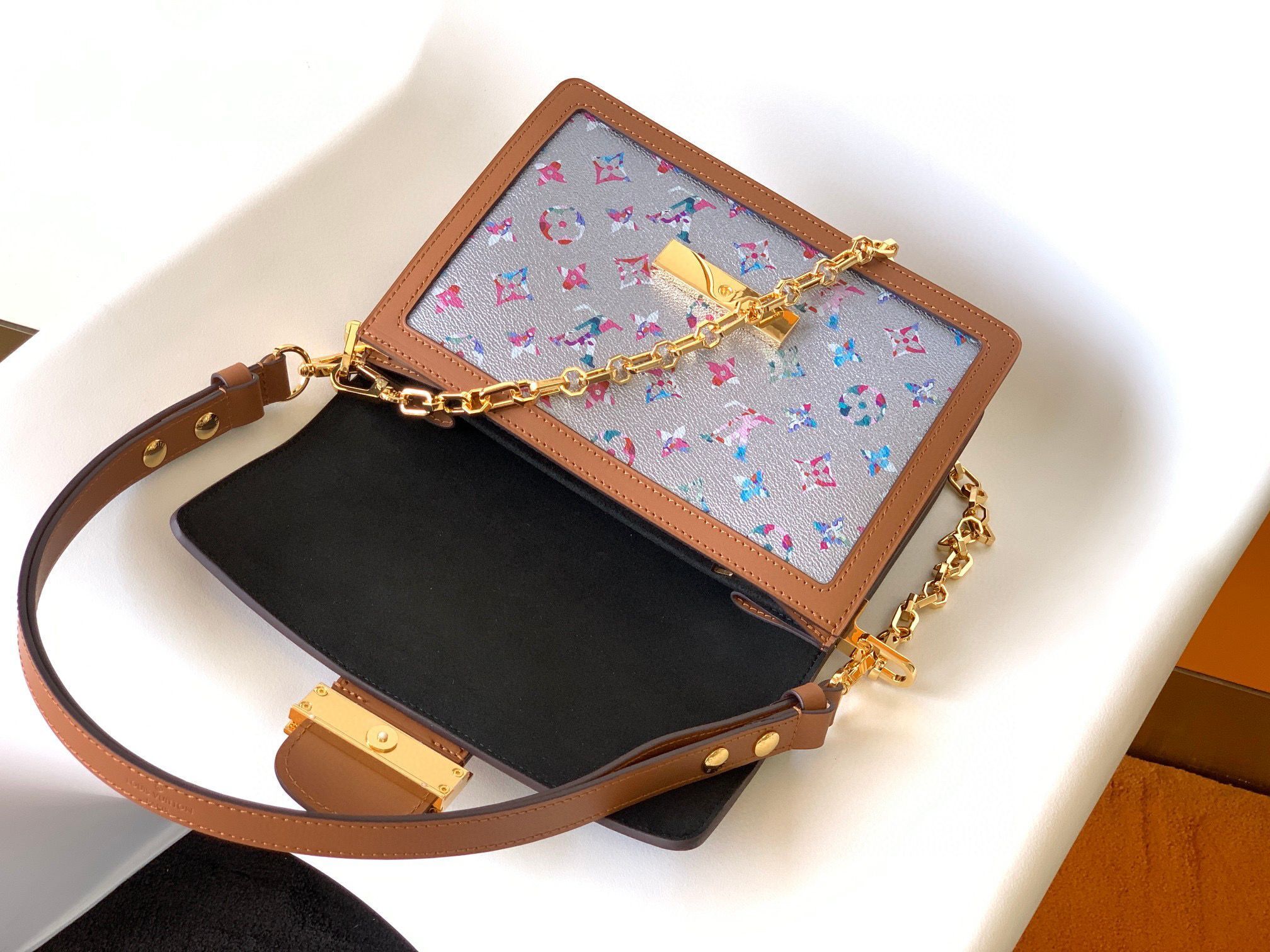 Louis Vuitton Medium DAUPHINE 21266 Brown&Flower