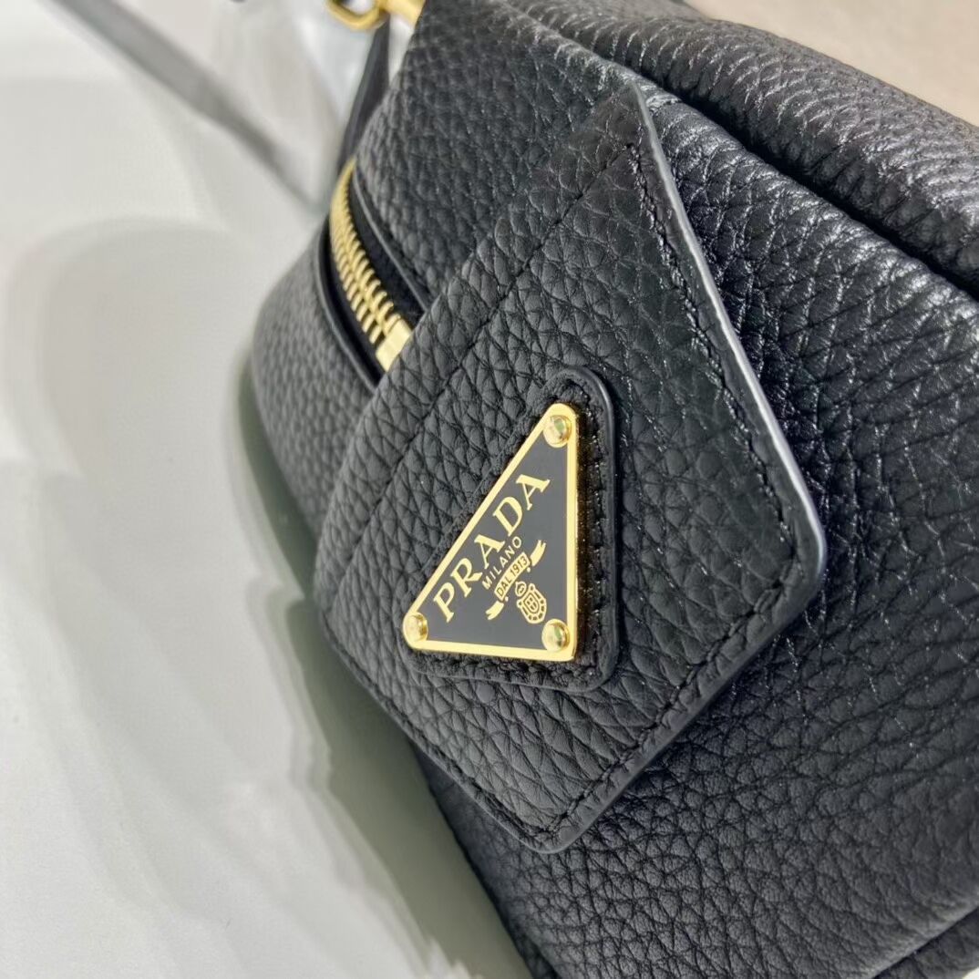 Prada leather tote bag 1DH770 black