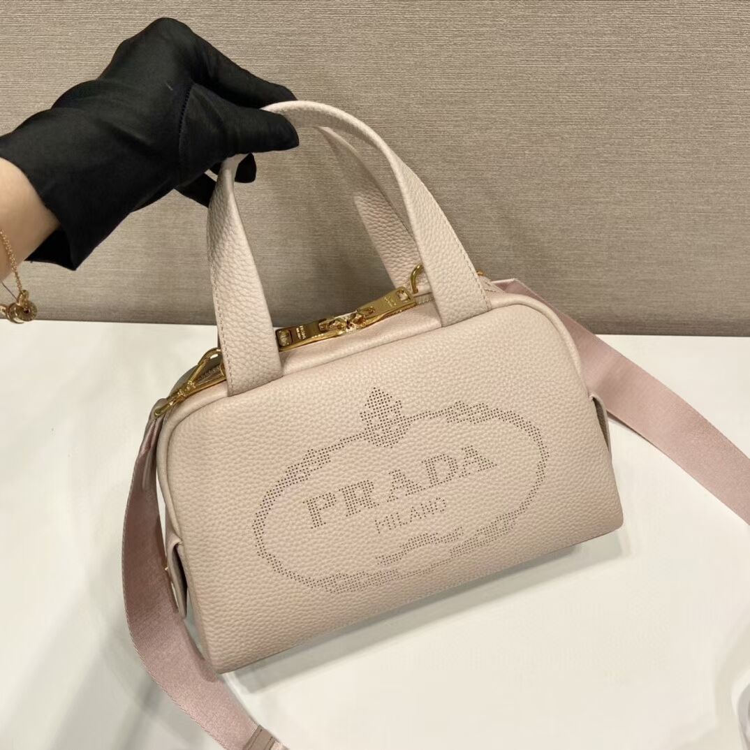 Prada leather tote bag 1DH770 light pink