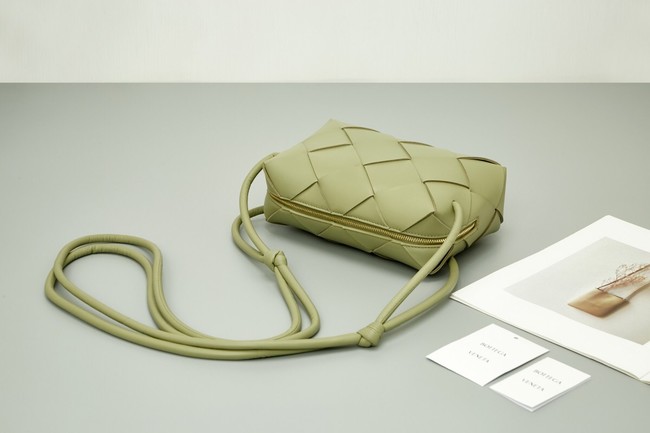 Bottega Veneta Small Cassette Camera Bag 709417 green